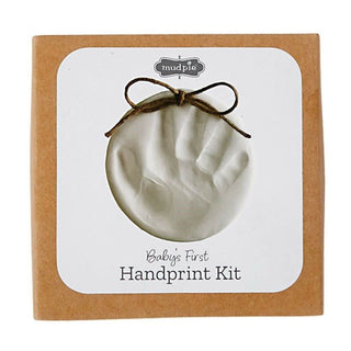 Mud Pie Baby's First Handprint Kit, 5 inch Diameter, Paper