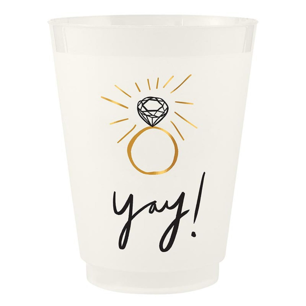 Santa Barbara Design Studio Drinking Cup, 16 ounces, Yay