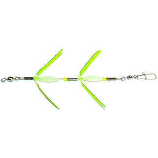 Mack's Lure Fishing Hook, 1/10 oz, Chartreuse Sparkle