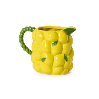 Two's Company Pitcher, 8.25 inches, Yellow