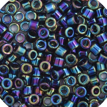 John Bead Craft Bead, 8/0, Black AB