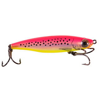 MirrOLure Fishing Hook, 3.5 Inch, 1/2 Oz, Pk Bk/Cht/Silver