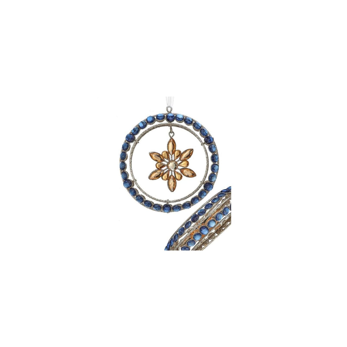 Regency International Hanging Ornament, Dark Blue Champagne