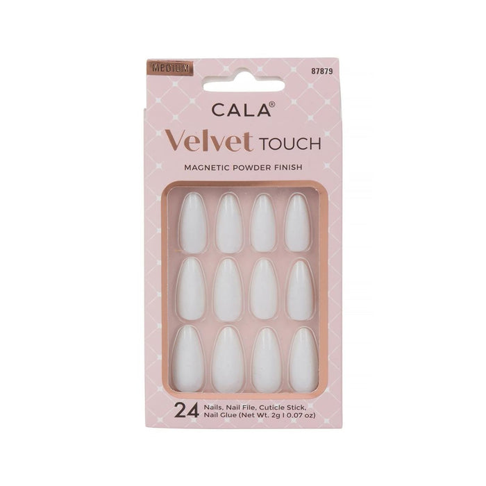 Cala False Nail, Medium, pearl cateye
