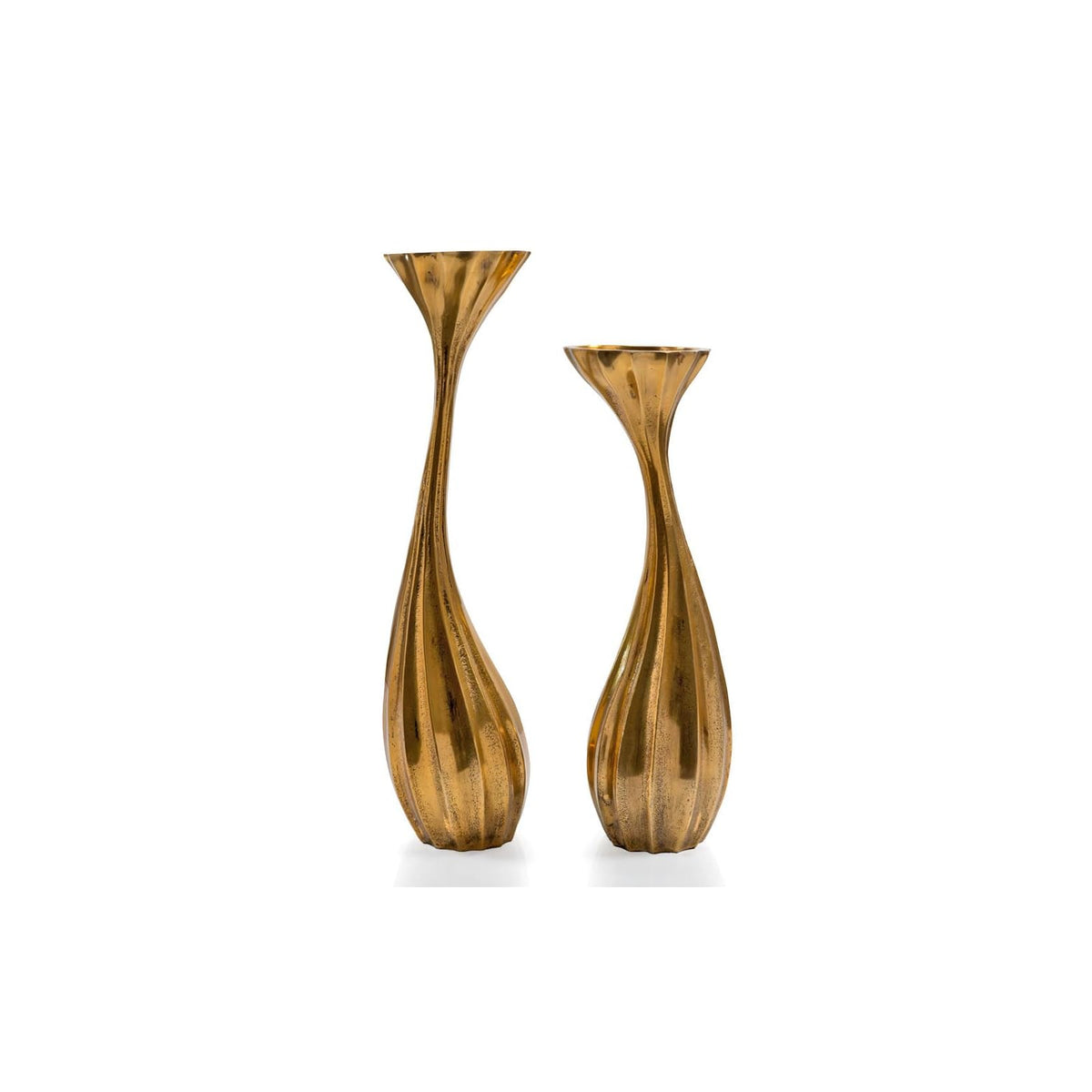 Modern Day Accents Figurine, 16.5" and 14" H, Gold