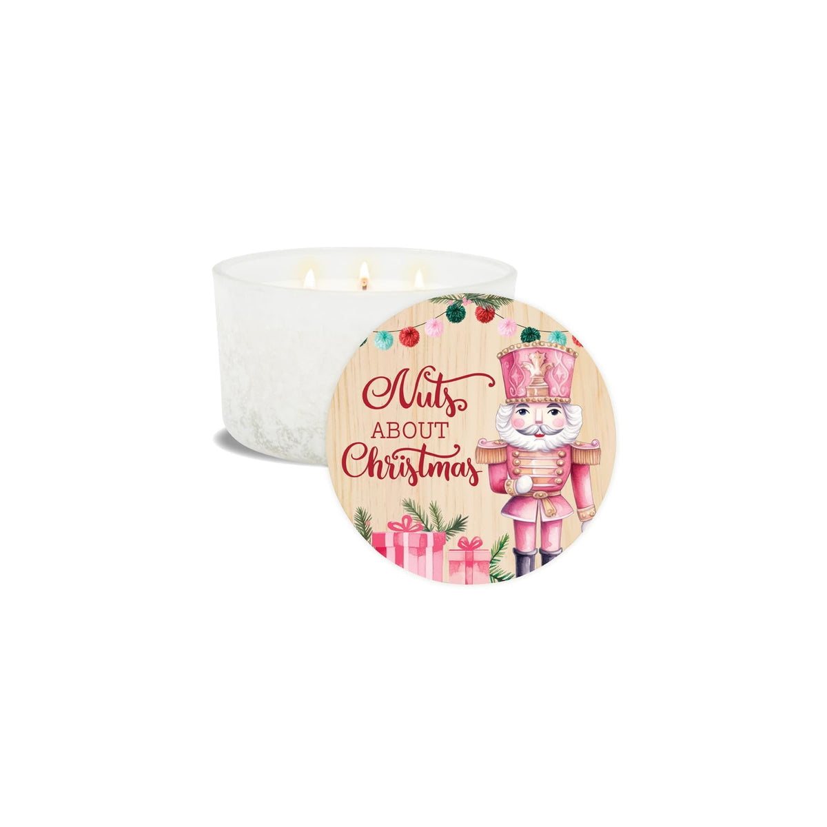 Carson Candle, 5.13" W, White