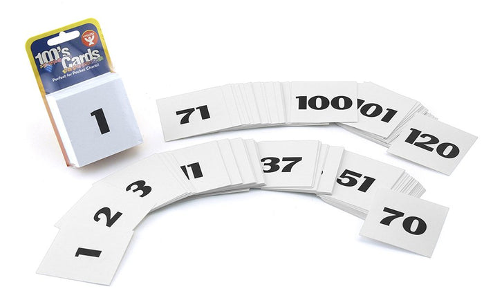 Hygloss Flash Card, 2 x 2 Inches, White and Black