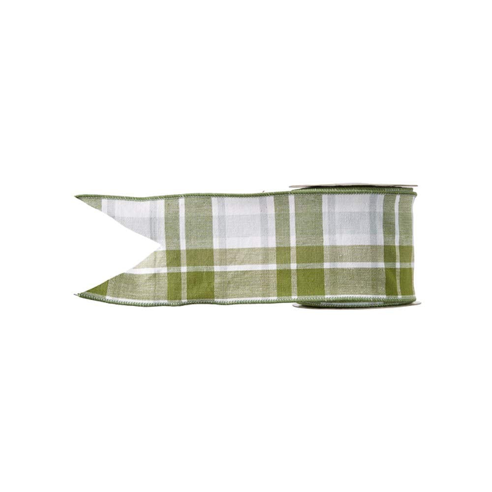 RAZ Imports Decorative Ribbon Trim, 4 inches, Green