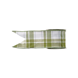 RAZ Imports Decorative Ribbon Trim, 4 inches, Green