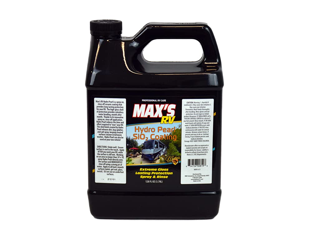 McKee's 37 McKees 37 Marine & RV MKRV-631 Hydro Pearl Sio2 Coating, 128 oz.