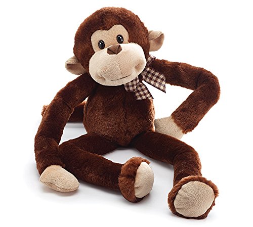 Burton and Burton Brown Monkey with Long Arms/Legs Plush, Multicolor