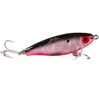 MirrOLure Fishing Hook, 2 5/8in 3/8oz, Black Bk/Pink/Pkbg