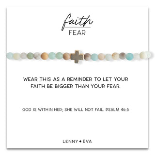 Lenny & Eva Bracelet, Medium, lapis lazuli, turquoise jasper, howlite, sunstone