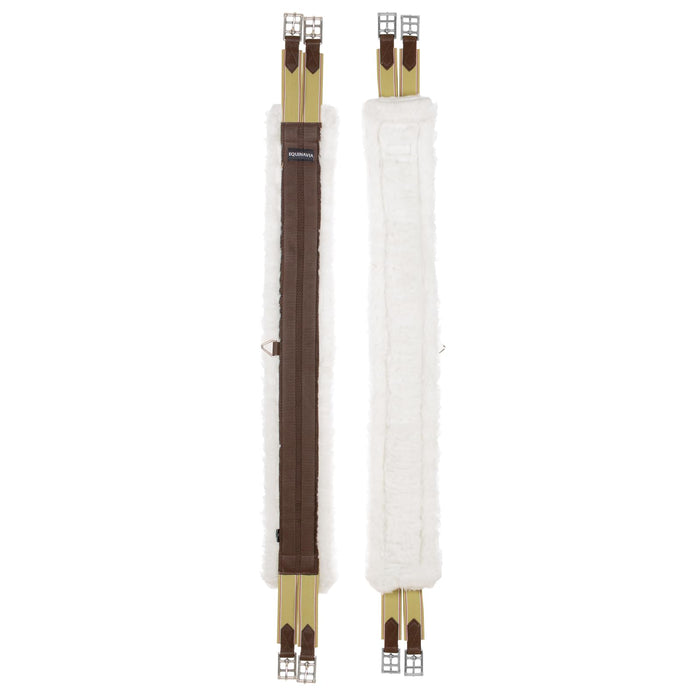 Equinavia Saga All Purpose Everyday Fleece Girth - Brown - 54 in