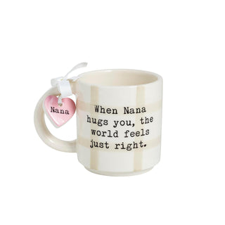Mud Pie Drinking Cup, 14 Ounces, Gray