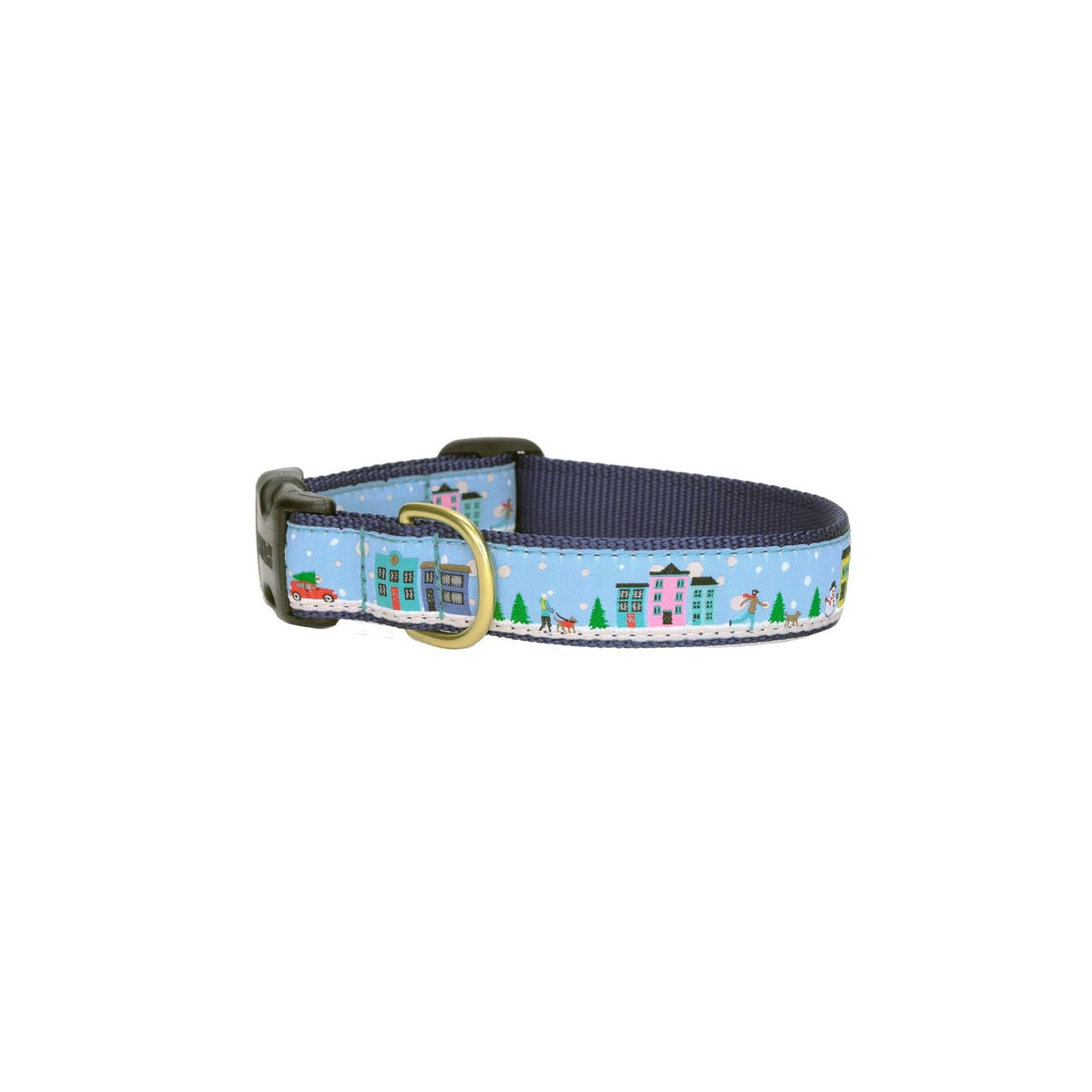 Up Country Animal Collar, Medium Wide - fits necks 12 - 18", Blue