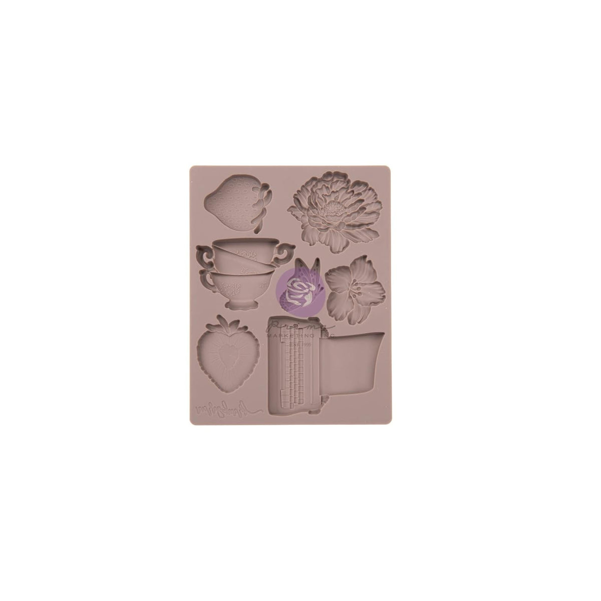 PRIMA MARKETING INC Art And Craft Supply, Strawberry Milkshake Silicone Mould 3.