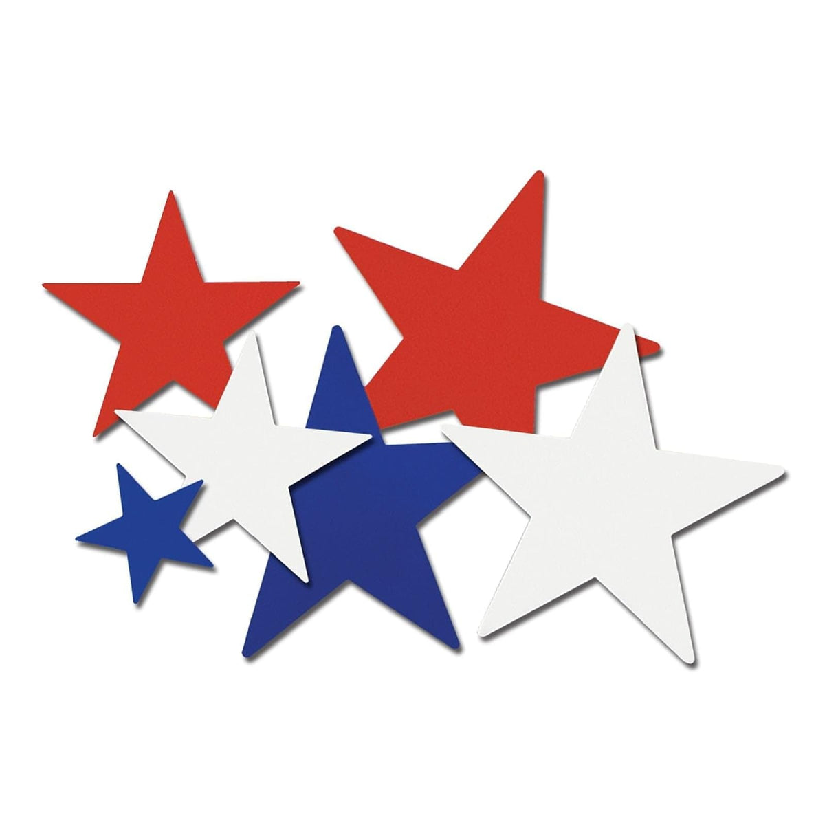 Beistle Decorative Cutout, 5 Inch, Red/White/Blue