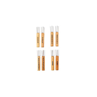 Santa Barbara Design Studio Skewer, 8-Count, Oak/Stainless Steel