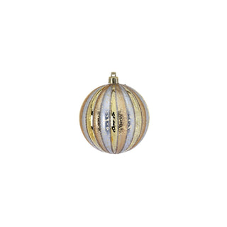 Regency International Hanging Ornament, 100mm, Gold Silver