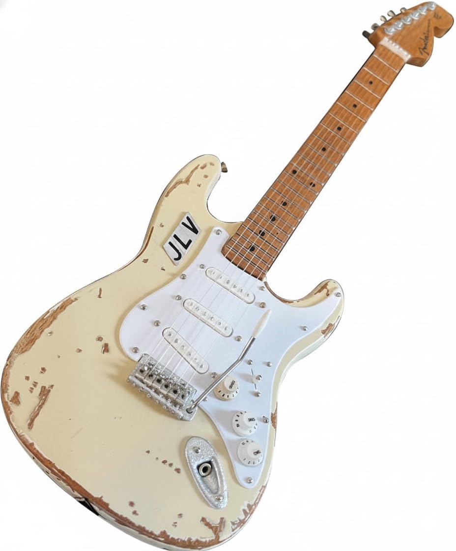 AXE HEAVEN Jimmie Vaughan Fender‚Ñ¢ Strat‚Ñ¢ Classic Miniature Guitar Replica Officially Licensed