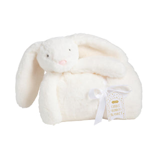 Mud Pie Blanket, 25" x 25", White