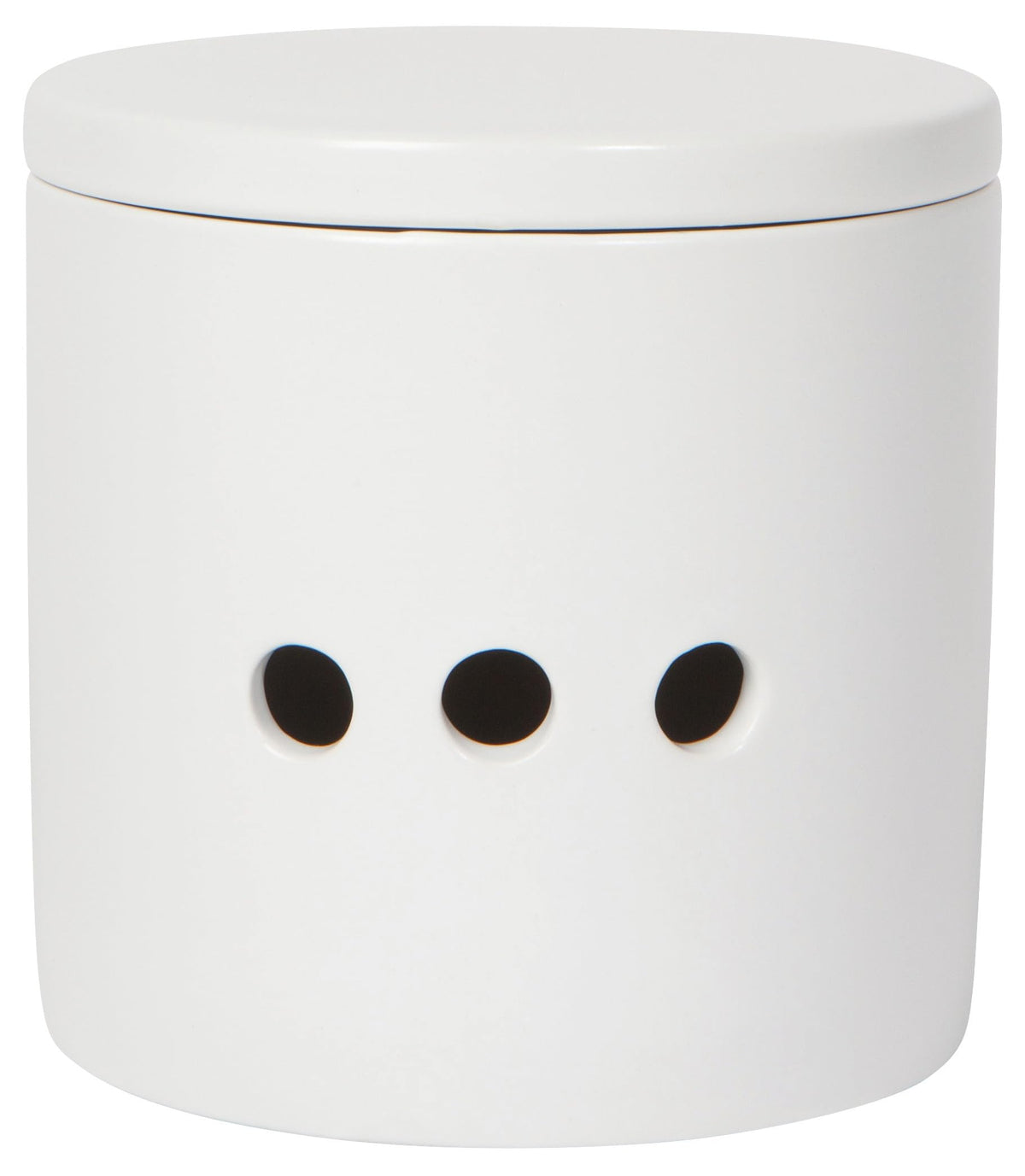 Now Designs Food Storage Container, DIA4 x H4in, Matte White