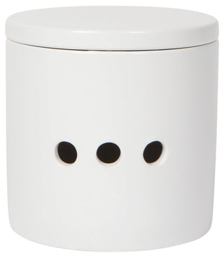 Now Designs Food Storage Container, DIA4 x H4in, Matte White