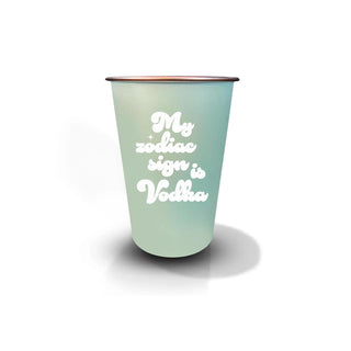 Papersalt Drinking Cup, 16 Ounces, Salty, My Zodiac Sign is Vodka