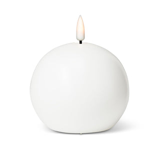 Abbott Collection Lamp, Ball (4"D), White
