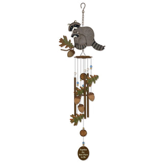 Sunset Vista Designs Babes Raccoon Wind Chime, 32.25"