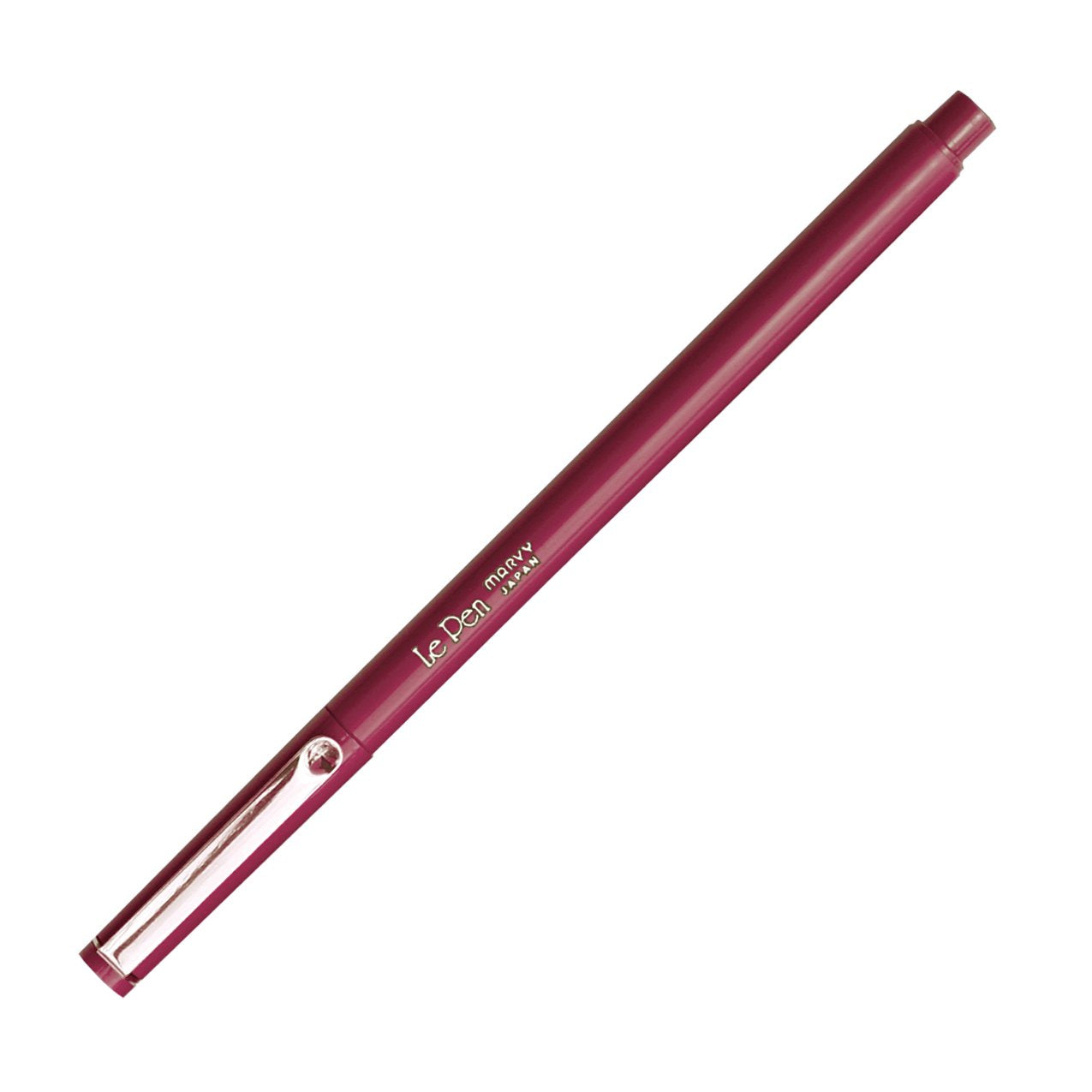 UCHIDA Le Pen .03mm Point Carded 1/Pkg-Burgundy