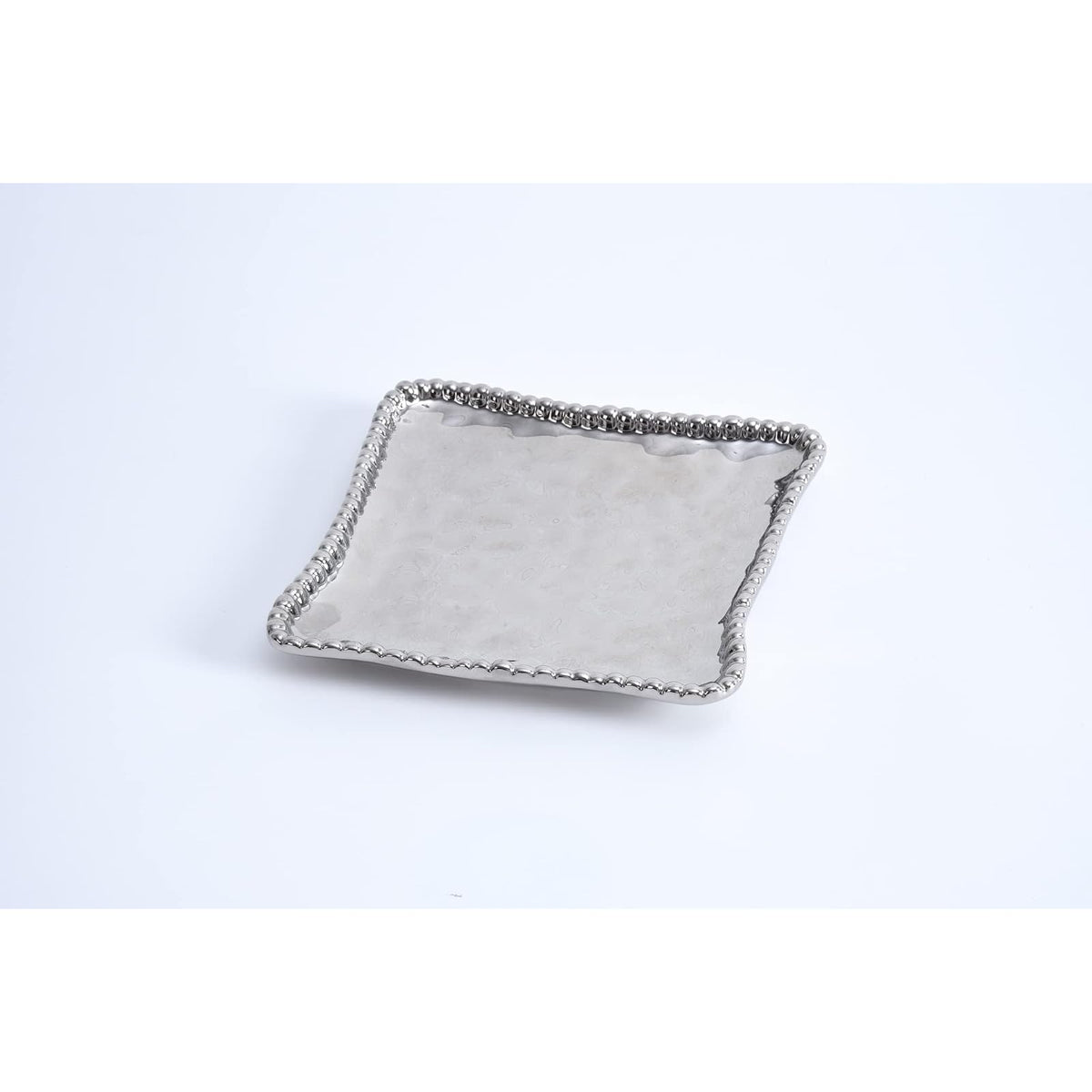 Pampa Bay Dishware Plate, 6.5 Inch, Silver