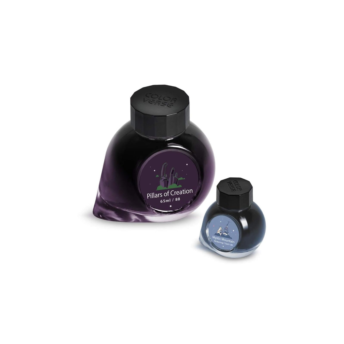 Colorverse Liquid Ink, 80 milliliters, Pillars of Creation & Mystic Mountain (Gl