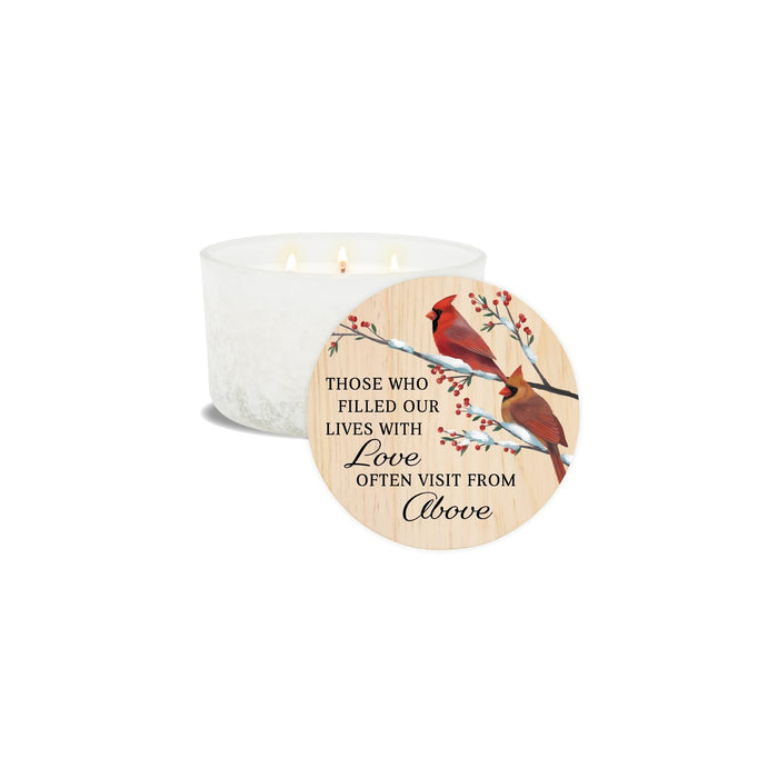 Carson Candle, 5.13" W, White