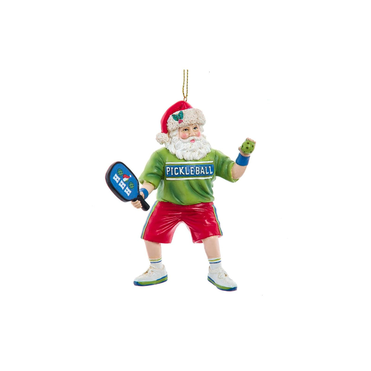Kurt S. Adler Hanging Ornament, 4.75, Green