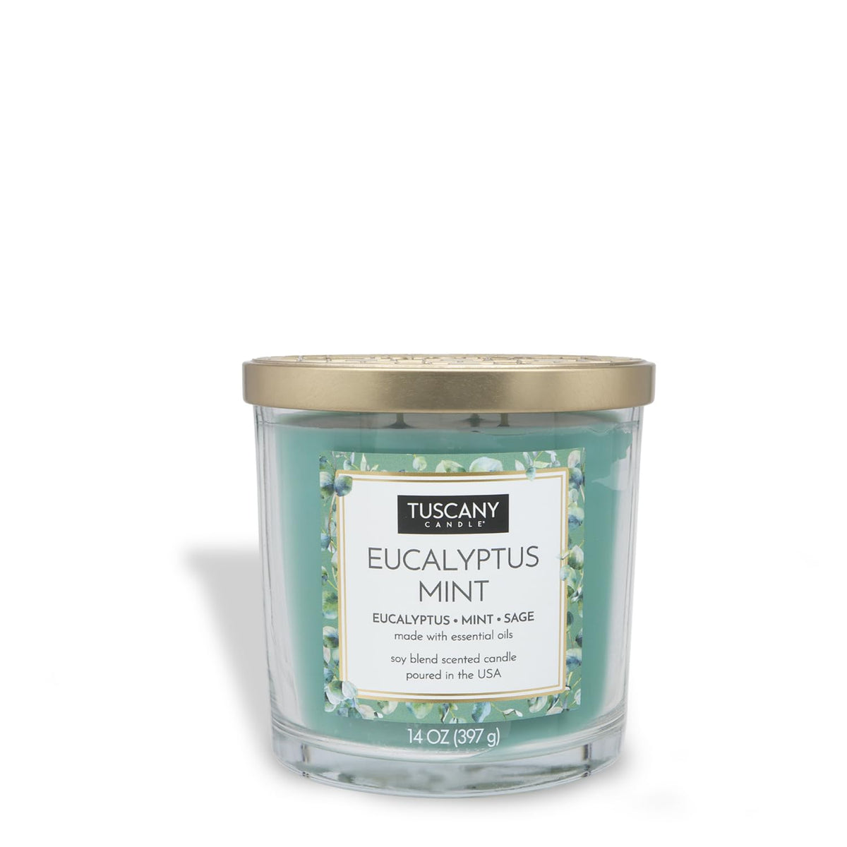 Tuscany Candle Candle, 14 oz, White