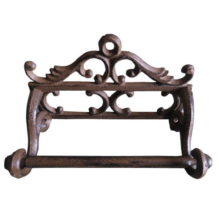 Comfy Hour 6.3 Inch Cast Iron Toilet Paper Holder, Antique Wall Mount