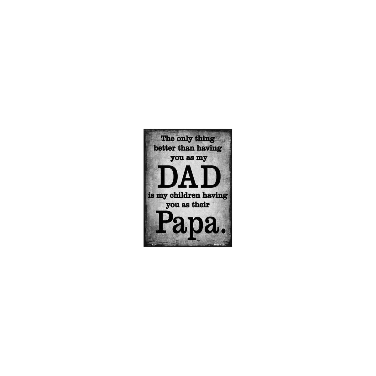 License Plates Online Decorative Signage, 9x12 inches, Grey