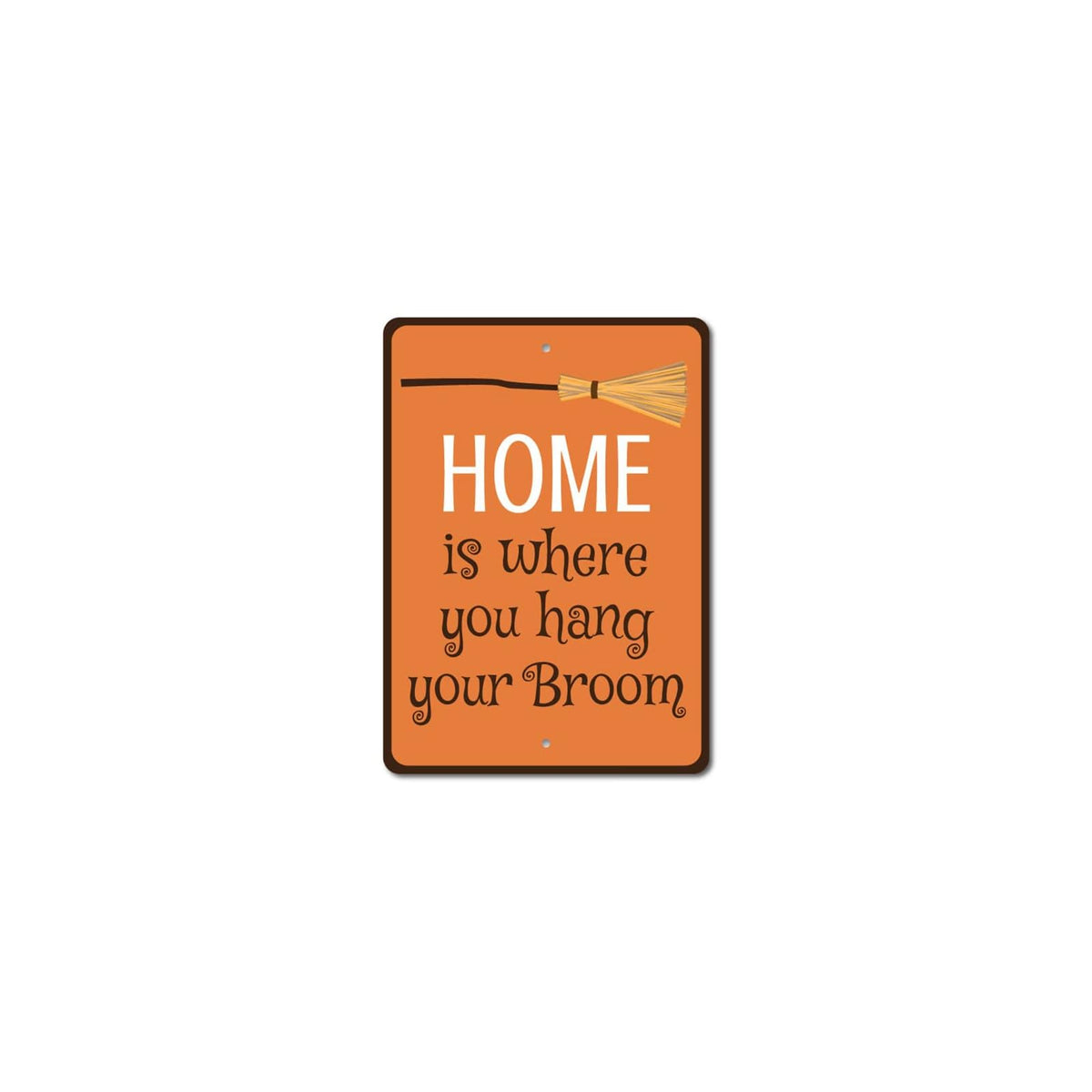 Lizton Sign Shop Decorative Signage, b) 10" x 14" Inches, Orange