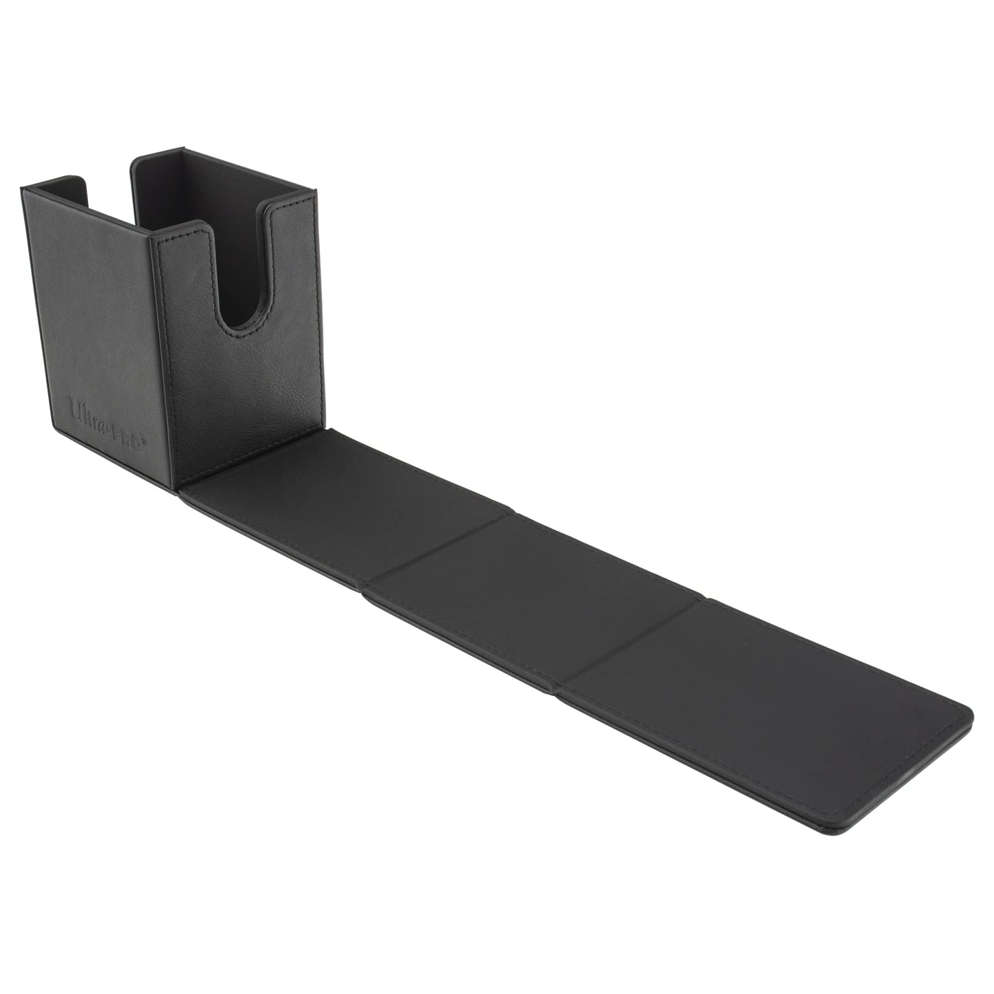 Ultra Pro - Vivid Alcove Flip Card Deck Box (Black) - Stores & Protects Up To 100 Standard Size Collectible Cards, Baseball Cards, Gaming Cards, Sports Cards or Any Standard Size Cards In Collections