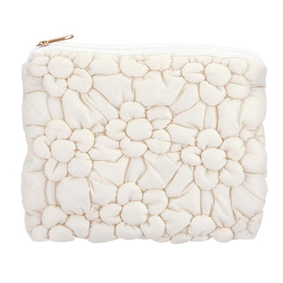 47th & Main Cosmetic Case, 6.75" x 8.25", White