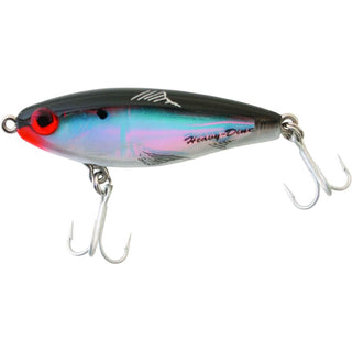 MirrOLure Fishing Hook, 2 5/8in 7/16oz, Black Bk/White/Silver