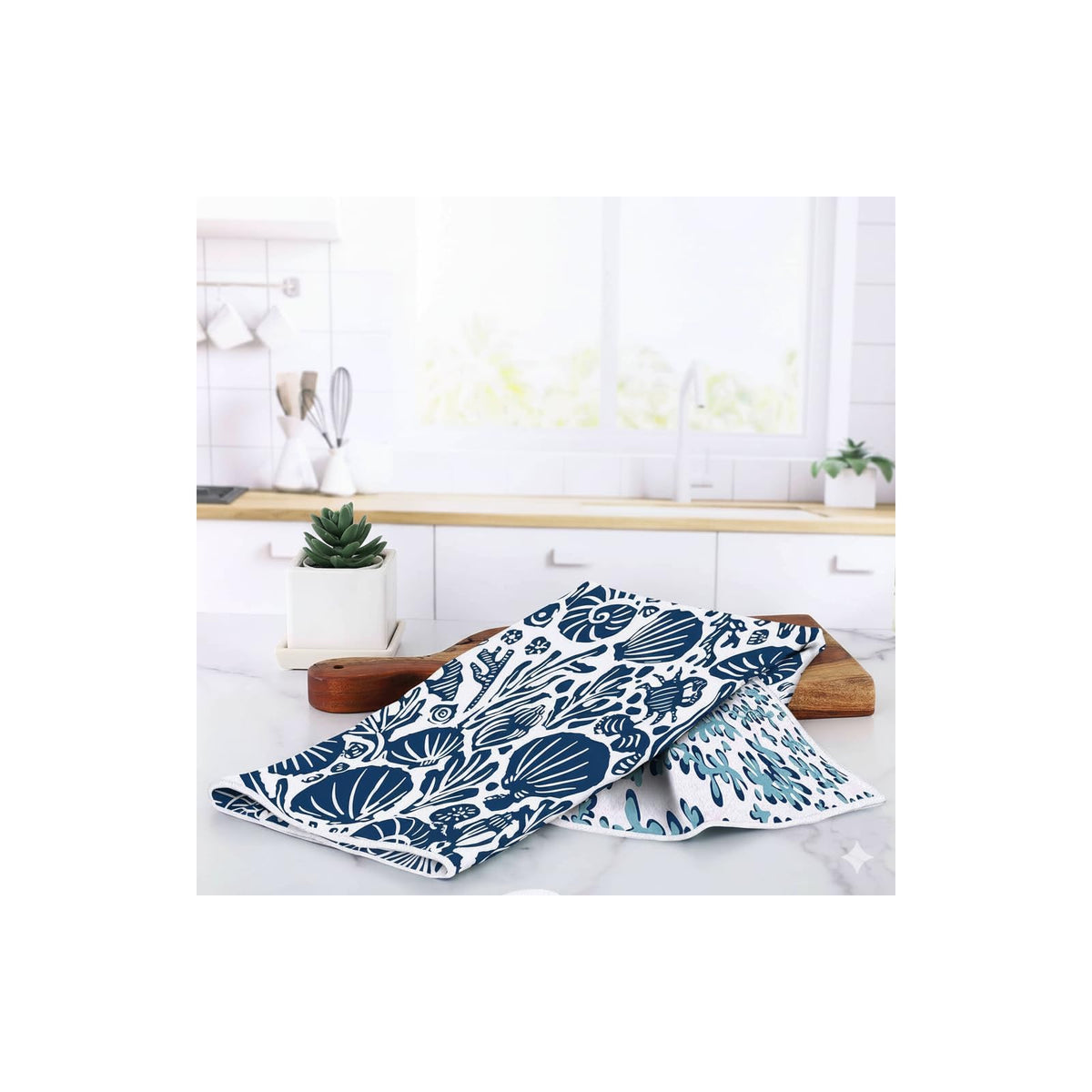 rockflowerpaper Towel, 18 x 30 inches, Blue