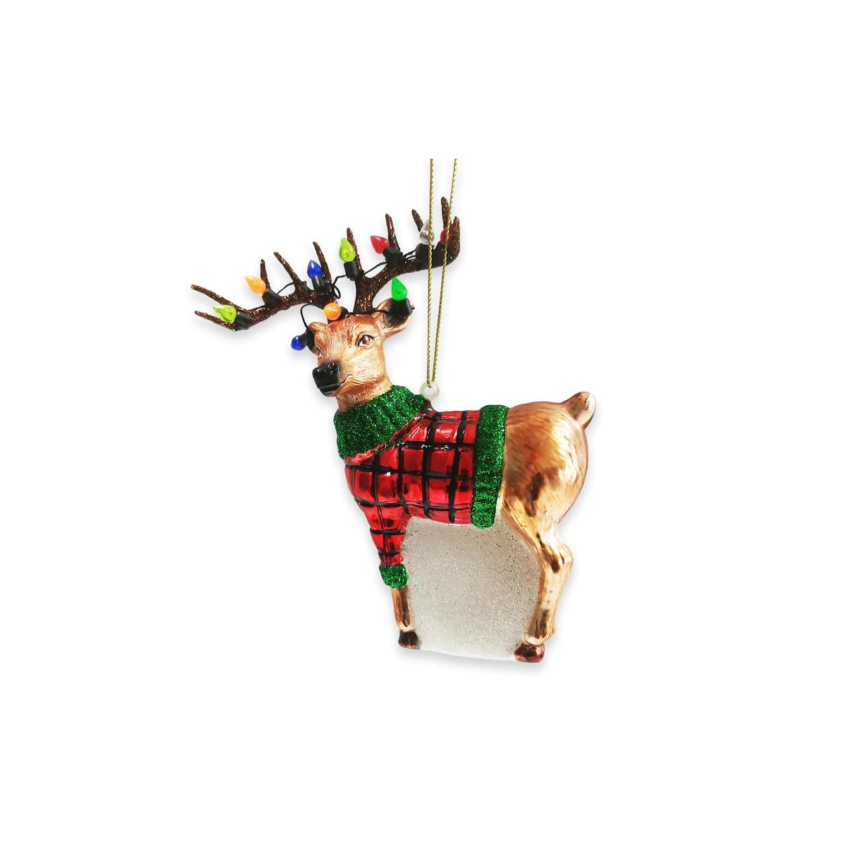 OrnamentallyYou Hanging Ornament, 4.7in (L) x 1.8in (W) x 5.4in (H), Festive Rei