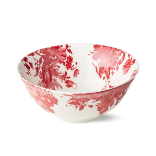 Certified International Dishware Bowl, 6.25-inch, Rose and White