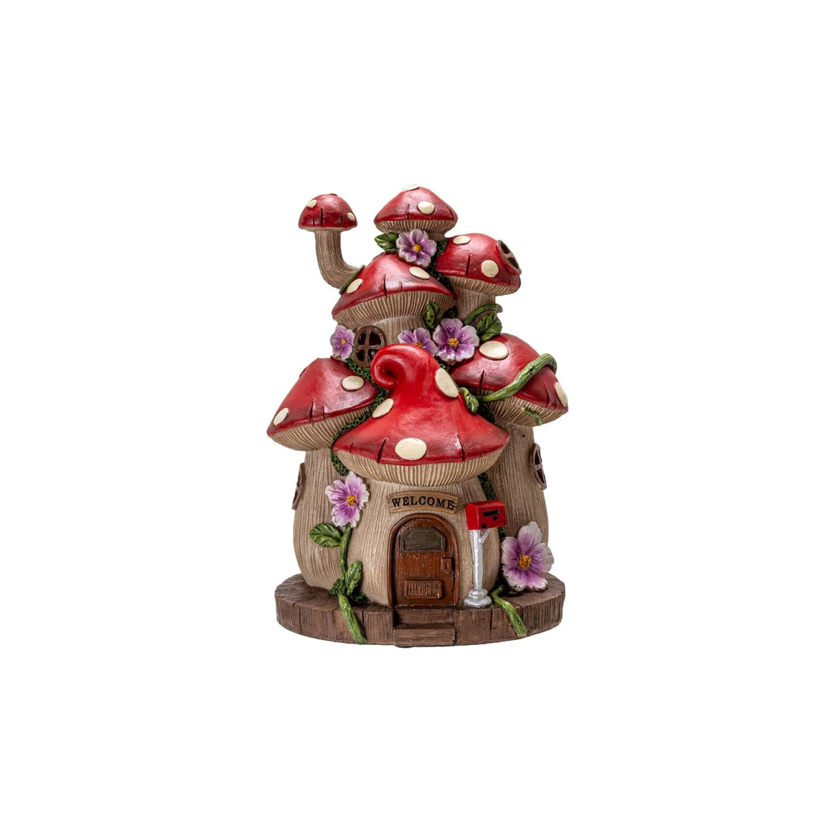 Pacific Giftware Sculpture, 9.84" Tall, Orange and Red