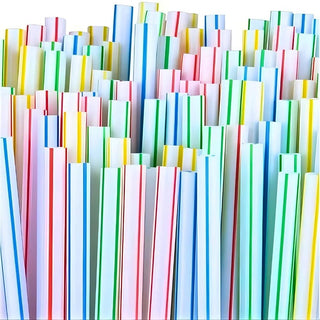 Unique Industries Striped Drink & Coffee Stirrers, 300ct