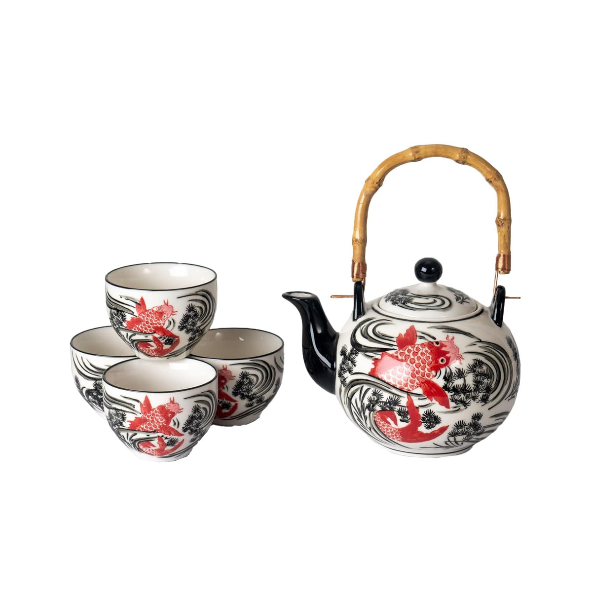 Urban Tokyo Teapot, 30 ounce set, White