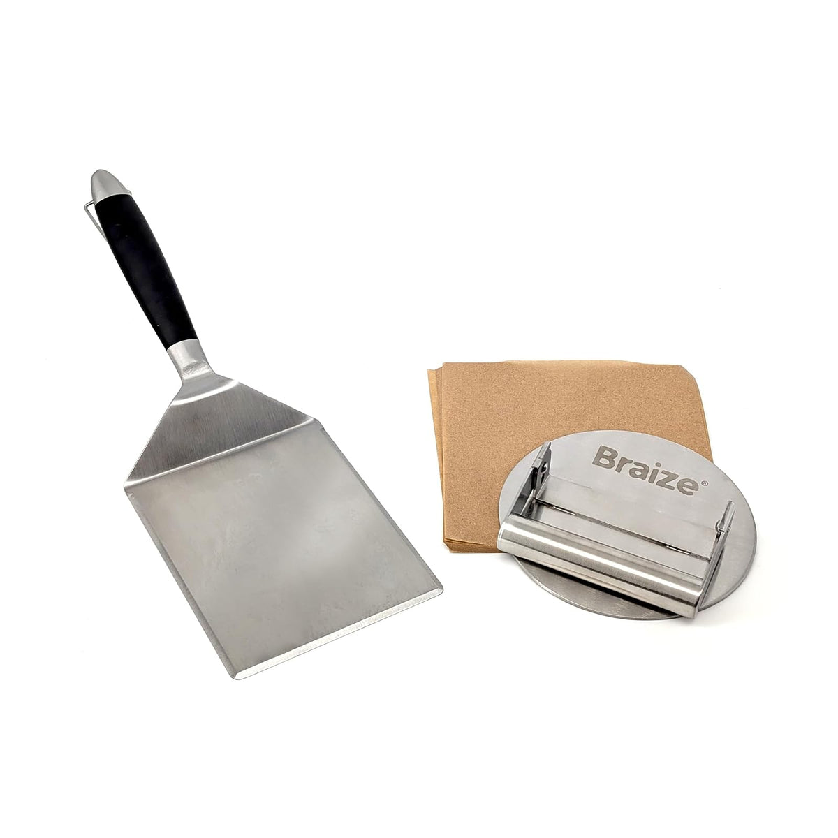 Braize Barbecue Tool Set, Chrome, Spatula